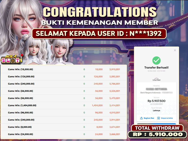 JACKPOT SLOT LUCKY NEKO 07 MEI 2025
